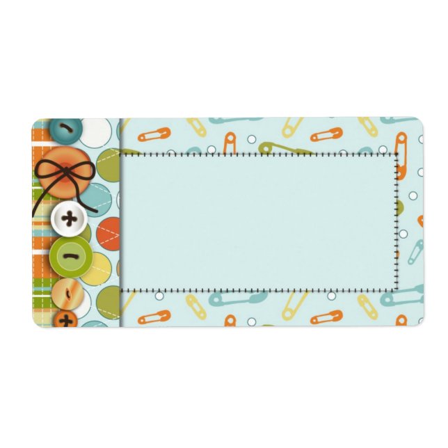 Niedlich als Button Name-Tag (Vorne)