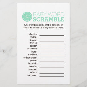 Niedlich als Button (Türkis) Flyer