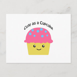 Niedlich als Cupcake Postkarte