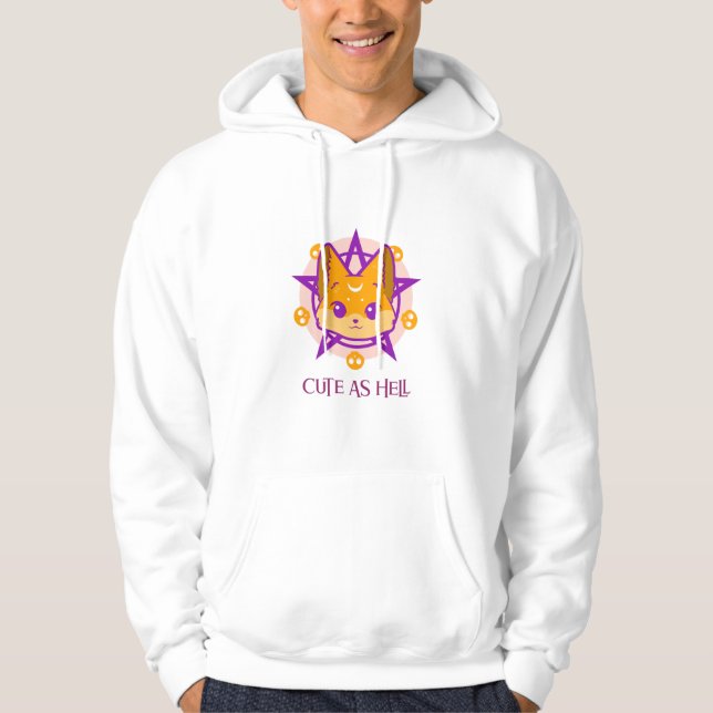Niedlich als Hell Fox Hoodie (Vorderseite)