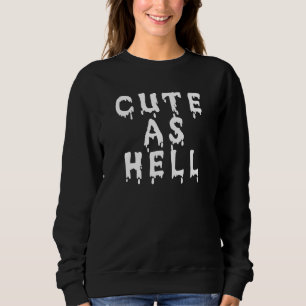 Niedlich als Hell Soft Pastel Goth E Girl Sweatshirt