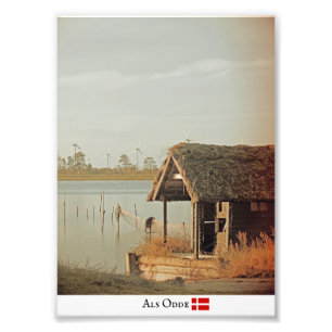 Niedlich als Odde/Dänemark Foto Print!