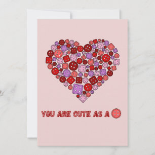 niedlich als Taste Feiertagskarte