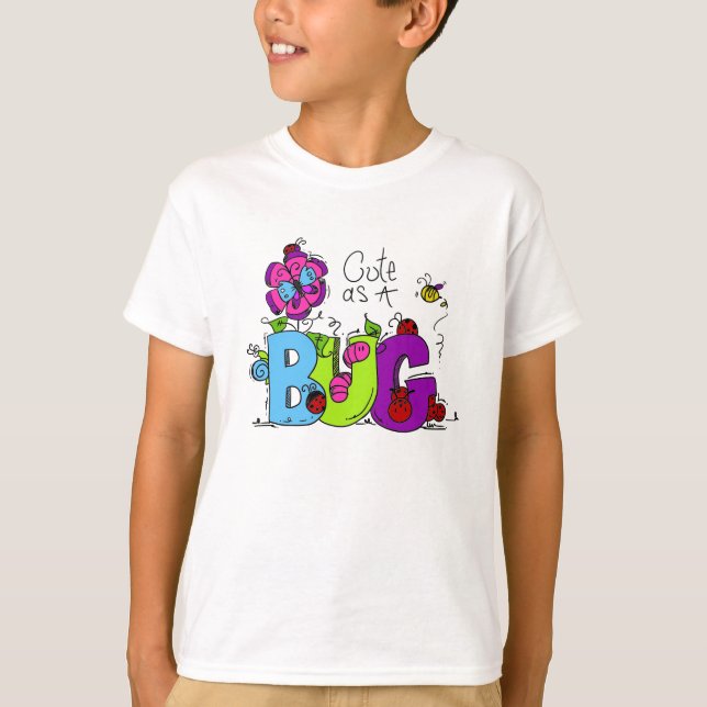 Niedlich als Wanze T-Shirt (Vorderseite)