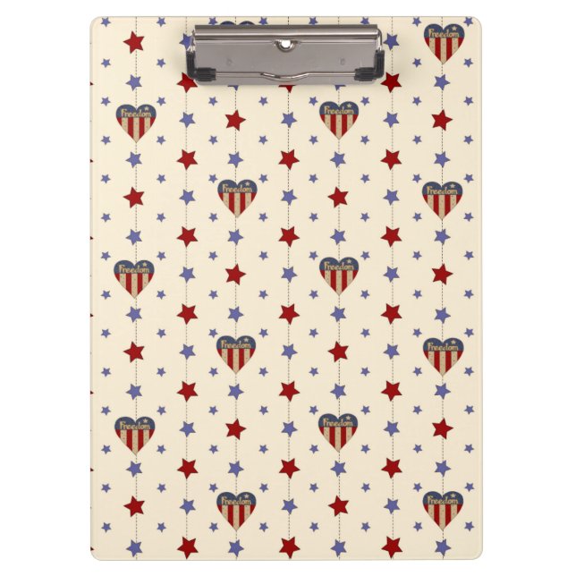 Niedlich Americana Clipboard Klemmbrett (Vorderseite)