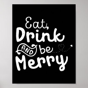 Niedlich & amp; Weihnachtsessen Poster