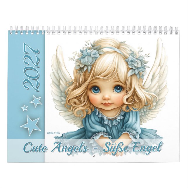 Niedlich Angels - Süße Engel 2026 Kalender (Titelbild)