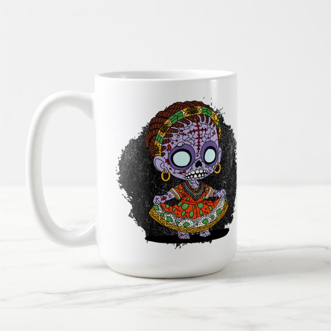 Niedlich Angolan Zombie Kaffeetasse (Links)
