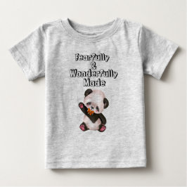 Niedlich ängstlich und wunderbar gemacht baby t-shirt