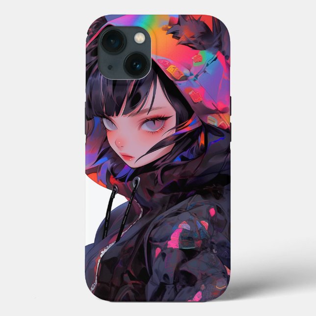 Niedlich Anime Catgirl Case-Mate iPhone Hülle (Rückseite)