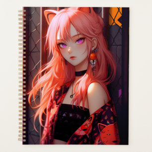 Niedlich Anime Catgirl Planer