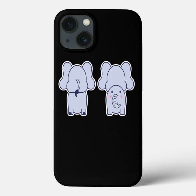 Niedlich Anime Elephant Manga Kawaii Case-Mate iPhone Hülle (Rückseite)