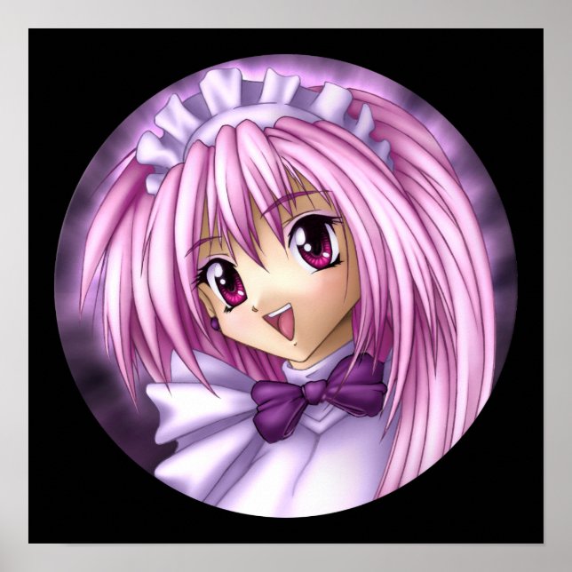 Niedlich Anime Girl Maid Poster (Vorne)