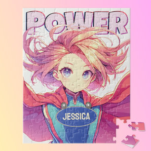 Niedlich Anime Girl Puzzle