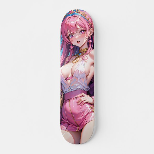 Niedlich Anime Girl Skateboard (Vorne)