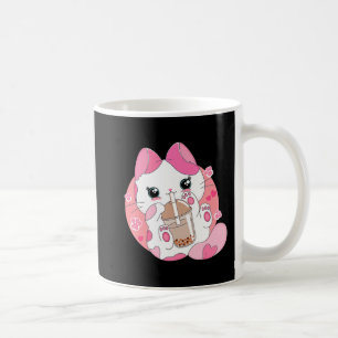 Niedlich Anime Kawaii Cat Boba Bubble Teatro Socia Kaffeetasse