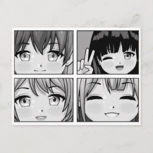 Niedlich Anime Postkarte