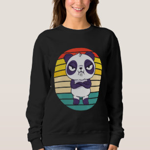 Niedlich Annoyed Panda Sweatshirt