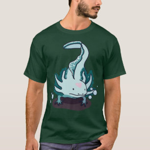 Niedlich Aolotl Kinder Männer Kawaii Aolotl Aesthe T-Shirt