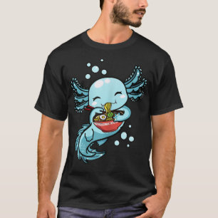 Niedlich Aolotl T Kids Boy Girl Kawaii Anime Ramen T-Shirt