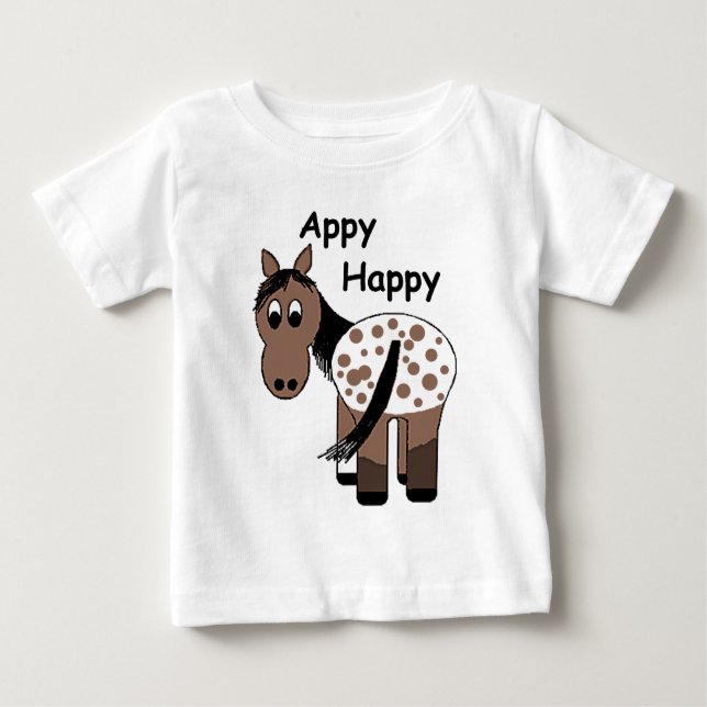 Niedlich Appy Happy Blanket Appaloosa T - Shirt (Vorderseite)