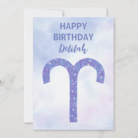 Niedlich Aries Astrologie Personalisiertes Zeichen