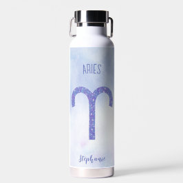 Niedlich Aries Astrologie Personalisiertes Zeichen Trinkflasche