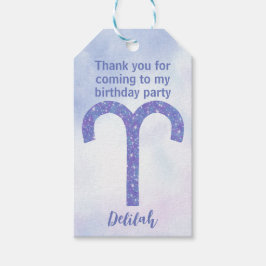 Niedlich Aries signieren individuell anpassbare Ge Geschenkanhänger