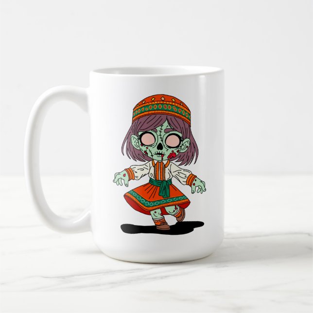 Niedlich Armenisch-Zombie Kaffeetasse (Links)