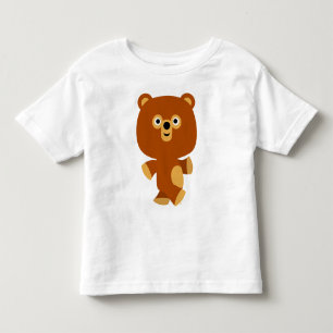 Niedlich Assertive Cartoon Bärenkinder T - Shirt