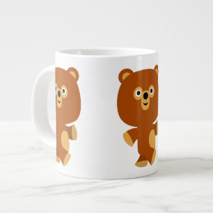 Niedlich Assertive Cartoon Bear Jumbo Tasse