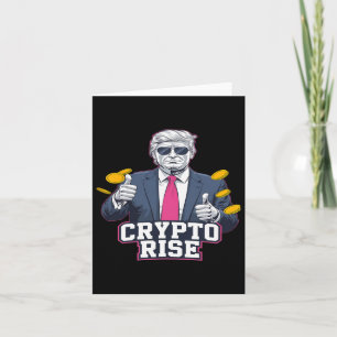 Niedlich. Aufstieg von Bitcoin Trump zum Mondbullr Karte