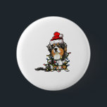 Niedlich Australian Shepherd Santa Christmas Tree  Button<br><div class="desc">Niedlicher australischer Schäferhund Weihnachtsbaum Lichter Weihnachten Weihnachten Weihnachten Weihnachten Weihnachten Weihnachten Weihnachten Weihnachten</div>