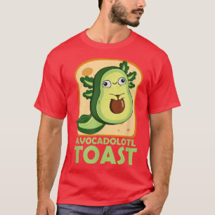 Niedlich Avocado Aolotl Kawaii Avocadolotl T-Shirt