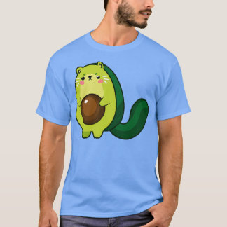 Niedlich Avocado Cat 4 T-Shirt