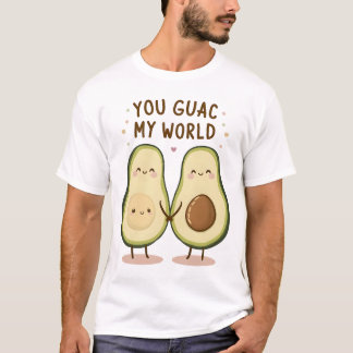 Niedlich Avocado Couple T-Shirt