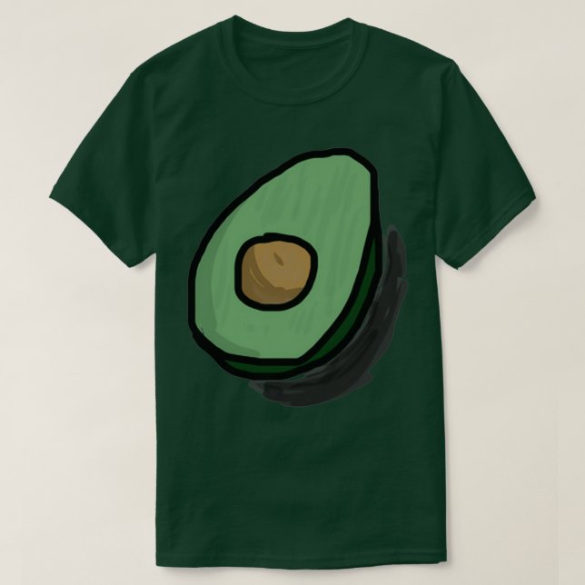 Niedlich Avocado Emoji T-Shirt (Design vorne)