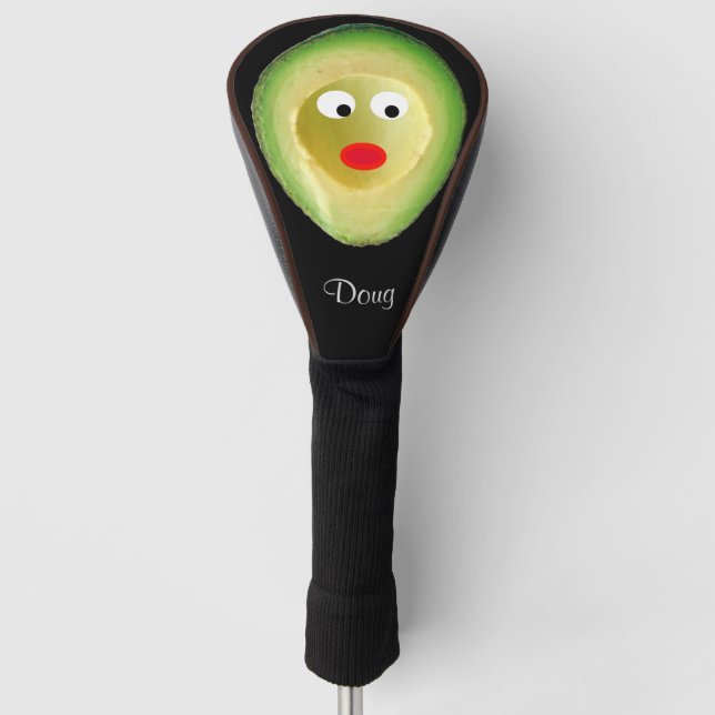 Niedlich Avocado Face 4 Ken Golf Headcover (Vorderseite)