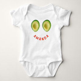 Niedlich Avocado Fave 4Amanda (Name) Baby Strampler