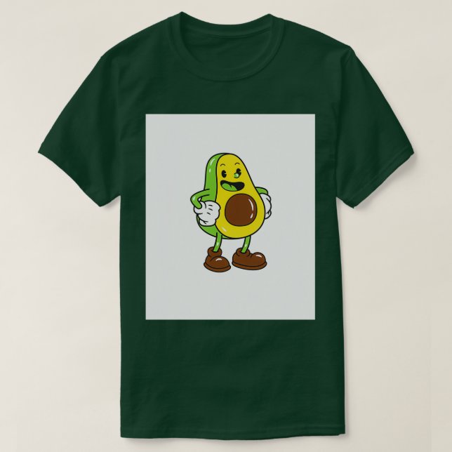 Niedlich Avocado Ghost Aboocado Halloween Perfekte T-Shirt (Design vorne)