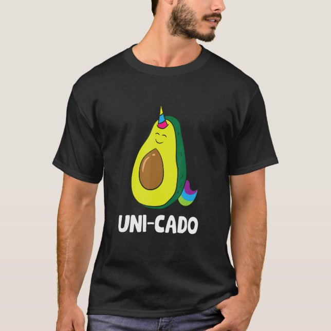 Niedlich Avocado Girl Avocado Unicorn Women Unicad T-Shirt (Vorderseite)