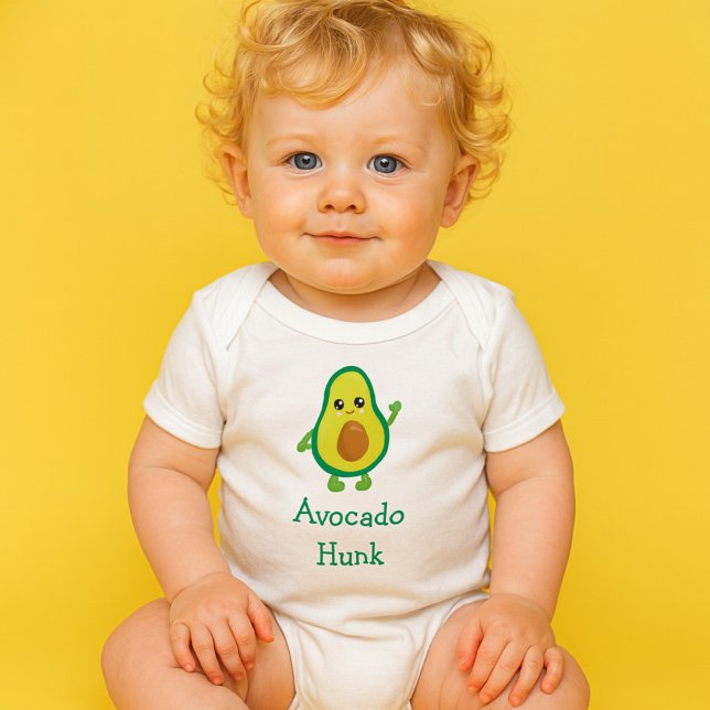 Niedlich Avocado Hunk Trendy Baby Strampler (Von Creator hochgeladen)