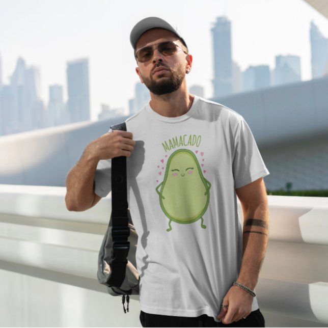 Niedlich Avocado Mama Cartoon T-Shirt (Von Creator hochgeladen)