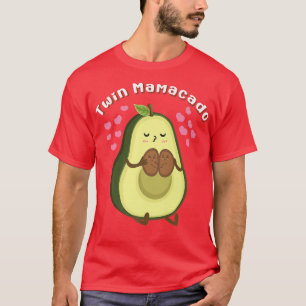Niedlich Avocado Mama Fruit Schwangerschaft schwan T-Shirt