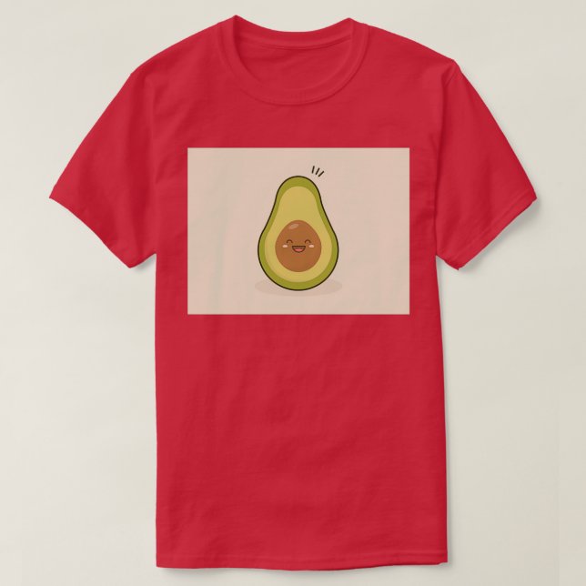 Niedlich Avocado Merch T-Shirt (Design vorne)