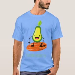 Niedlich Avocado Surfing T-Shirt