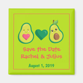 Niedlich Avocados Save the Date Magnet