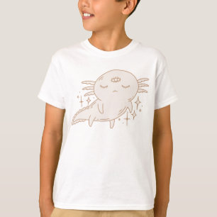 Niedlich Axolotl Lover Funny Axolotl Kinder Männer T-Shirt