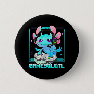 Niedlich Axolotl Lover Gamesalotl Gaming Axolotl K Button