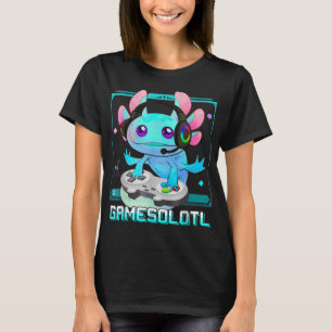 Niedlich Axolotl Lover Gamesalotl Gaming Axolotl K T-Shirt